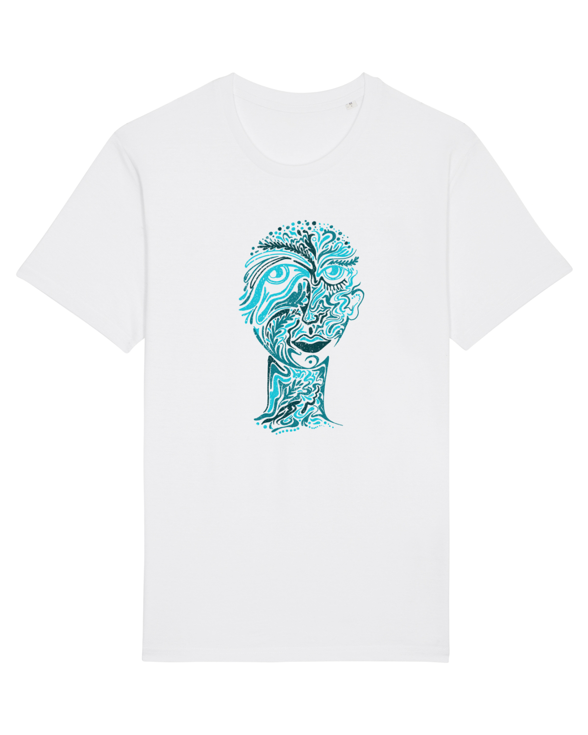 Tricou mânecă scurtă Unisex Rocker White