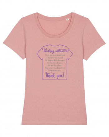 Spălare Tricou Canyon Pink