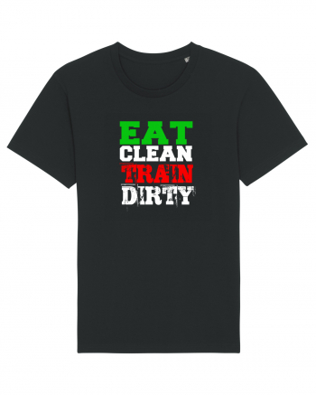 Eat clean Train dirty Black