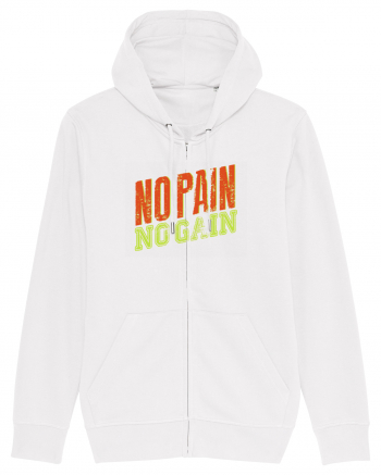 No Pain No Gain White