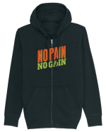 No Pain No Gain Hanorac cu fermoar Unisex Connector