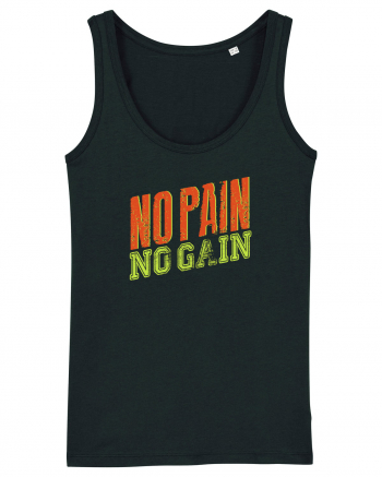 No Pain No Gain Black