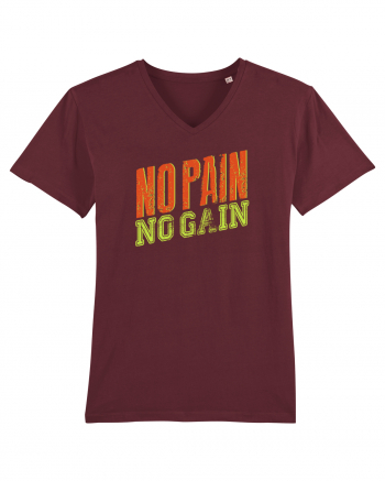 No Pain No Gain Burgundy