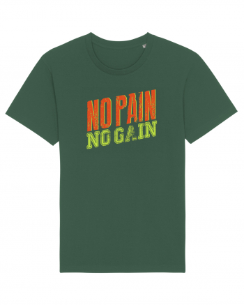 No Pain No Gain Bottle Green