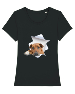 Marea evadare 4 Tricou mânecă scurtă guler larg fitted Damă Expresser