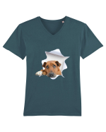 Marea evadare 4 Tricou mânecă scurtă guler V Bărbat Presenter