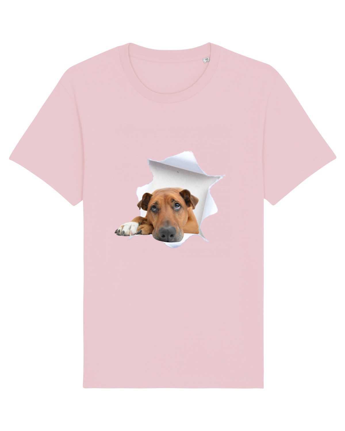 Tricou mânecă scurtă Unisex Rocker Cotton Pink