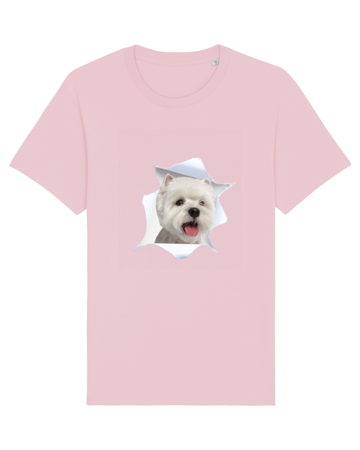 Tricou mânecă scurtă Unisex Rocker Cotton Pink