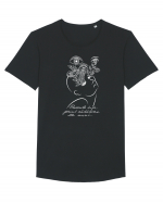 Privirile tale prind rădăcini în mine Tricou mânecă scurtă guler larg Bărbat Skater