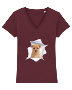 Mica evadare 2 Tricou mânecă scurtă guler V Damă Evoker