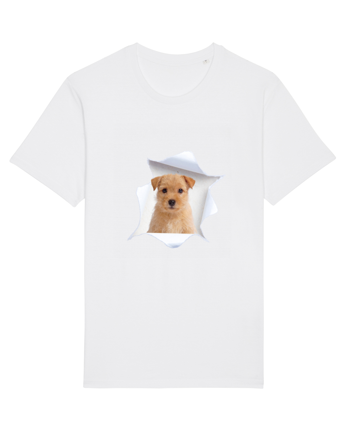 Tricou mânecă scurtă Unisex Rocker White