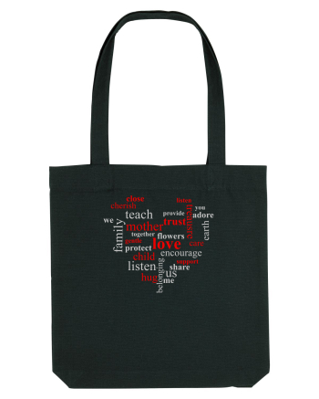 FAMILY HEART Black