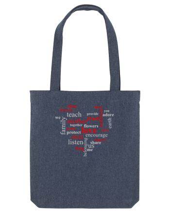FAMILY HEART Midnight Blue