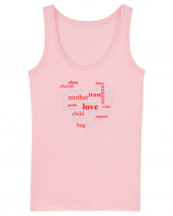 FAMILY HEART Cotton Pink