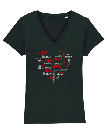 FAMILY HEART Black