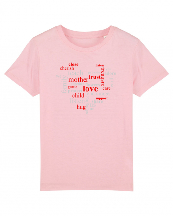 FAMILY HEART Cotton Pink