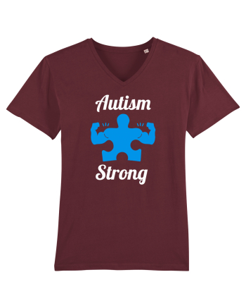 Autism Strong Burgundy