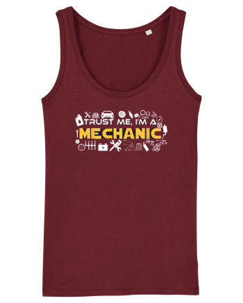 I'm a mechanic Burgundy
