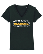 I'm a mechanic Tricou mânecă scurtă guler V Damă Evoker