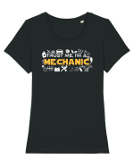 I'm a mechanic Tricou mânecă scurtă guler larg fitted Damă Expresser