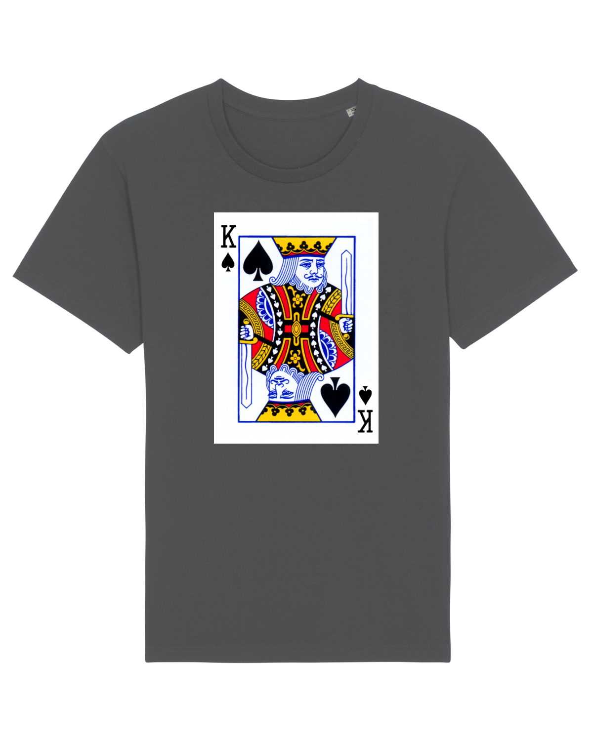 Tricou mânecă scurtă Unisex Rocker Anthracite