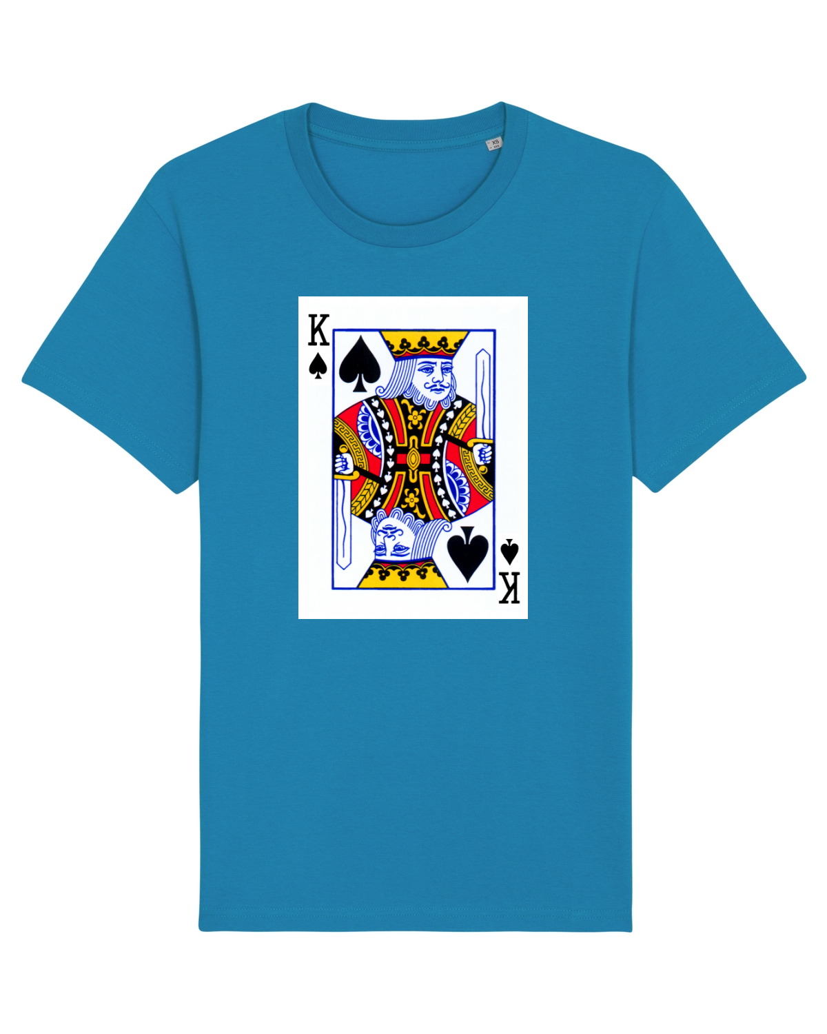 Tricou mânecă scurtă Unisex Rocker Azur