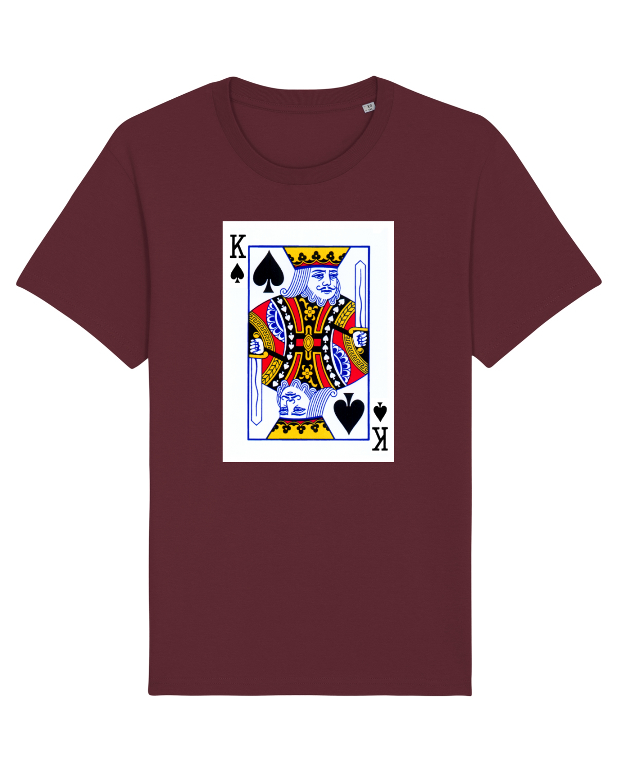 Tricou mânecă scurtă Unisex Rocker Burgundy