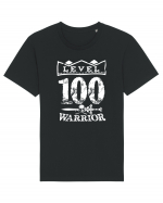 Lvl 100 warrior Tricou mânecă scurtă Unisex Rocker