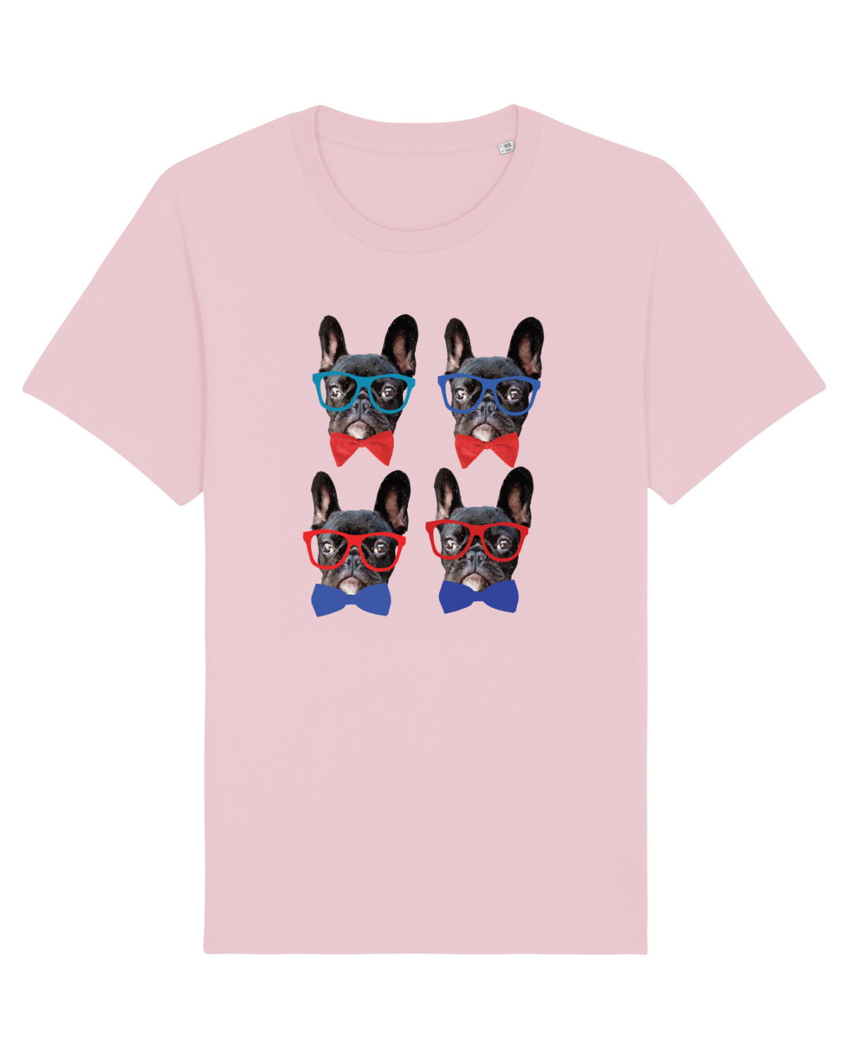 Tricou mânecă scurtă Unisex Rocker Cotton Pink
