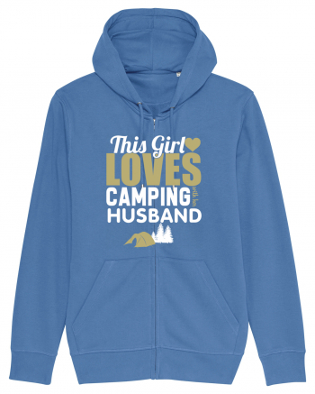 Camping with Husband Bright Blue