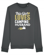 Camping with Husband Bluză mânecă lungă Unisex Rise