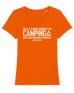 Camping Tricou mânecă scurtă guler larg fitted Damă Expresser