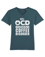 Coffee Disorder Tricou mânecă scurtă guler V Bărbat Presenter