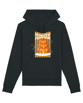 Monster Halloween Pumpkins Black