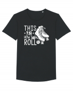 This is how I ROLL Tricou mânecă scurtă guler larg Bărbat Skater