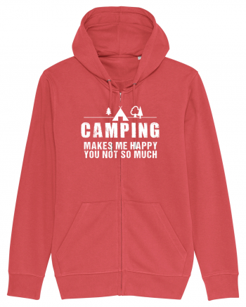 Camping makes me happy Carmine Red