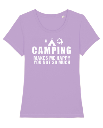 Camping makes me happy Lavender Dawn