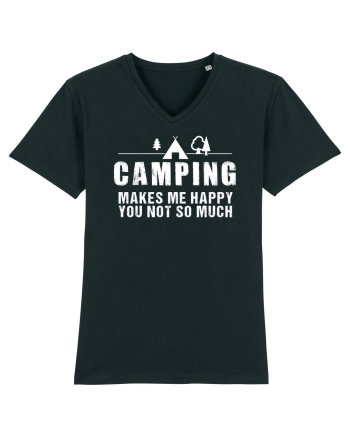 Camping makes me happy Black