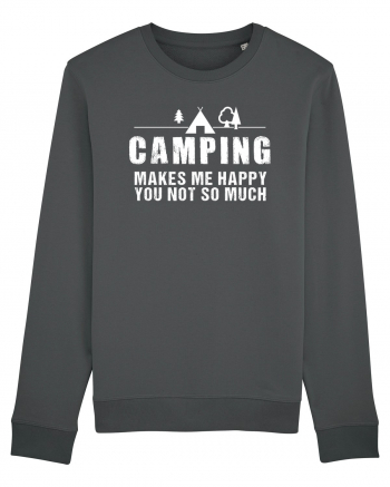 Camping makes me happy Anthracite