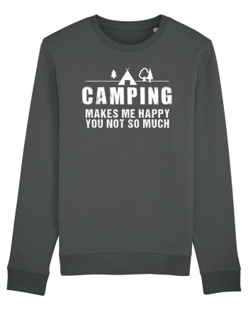 Camping makes me happy Anthracite