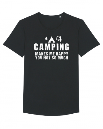 Camping makes me happy Black