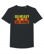 Go Heavy Tricou mânecă scurtă guler larg Bărbat Skater