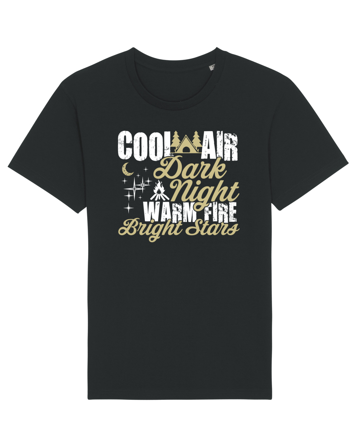 Tricou mânecă scurtă Unisex Rocker Black