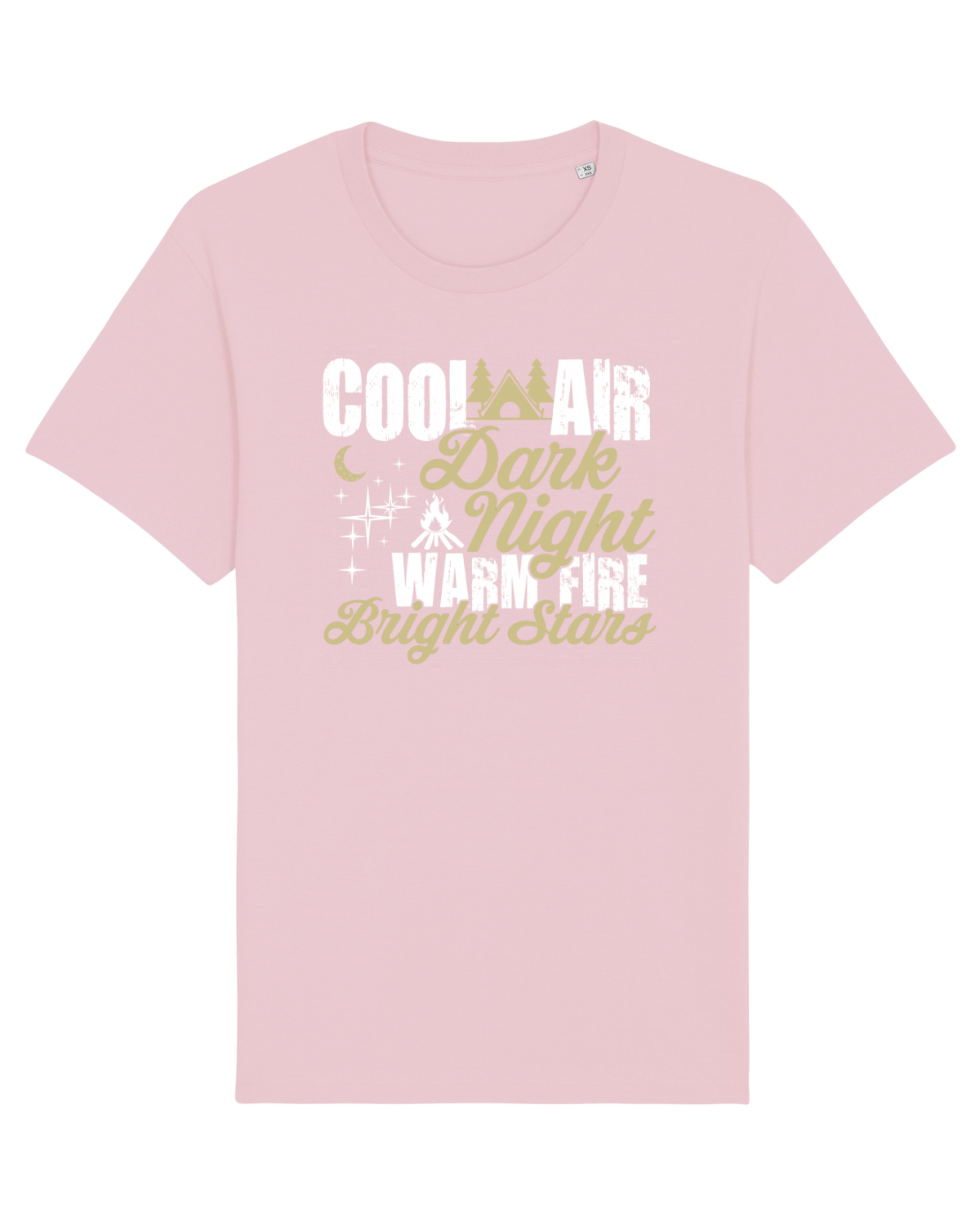 Tricou mânecă scurtă Unisex Rocker Cotton Pink