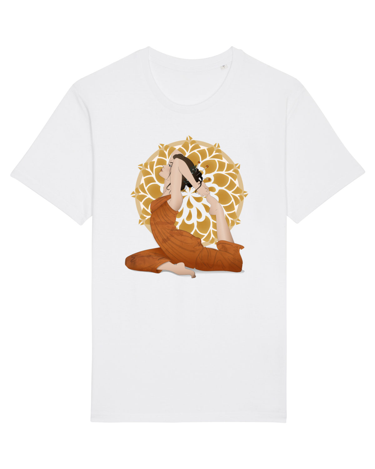 Tricou mânecă scurtă Unisex Rocker White
