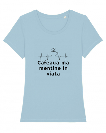 Cafeaua  ma mentine in viata Sky Blue