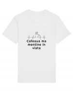 Cafeaua  ma mentine in viata Tricou mânecă scurtă Unisex Rocker