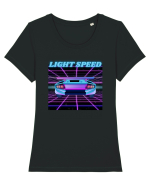 SF Cyber punk Tricou mânecă scurtă guler larg fitted Damă Expresser