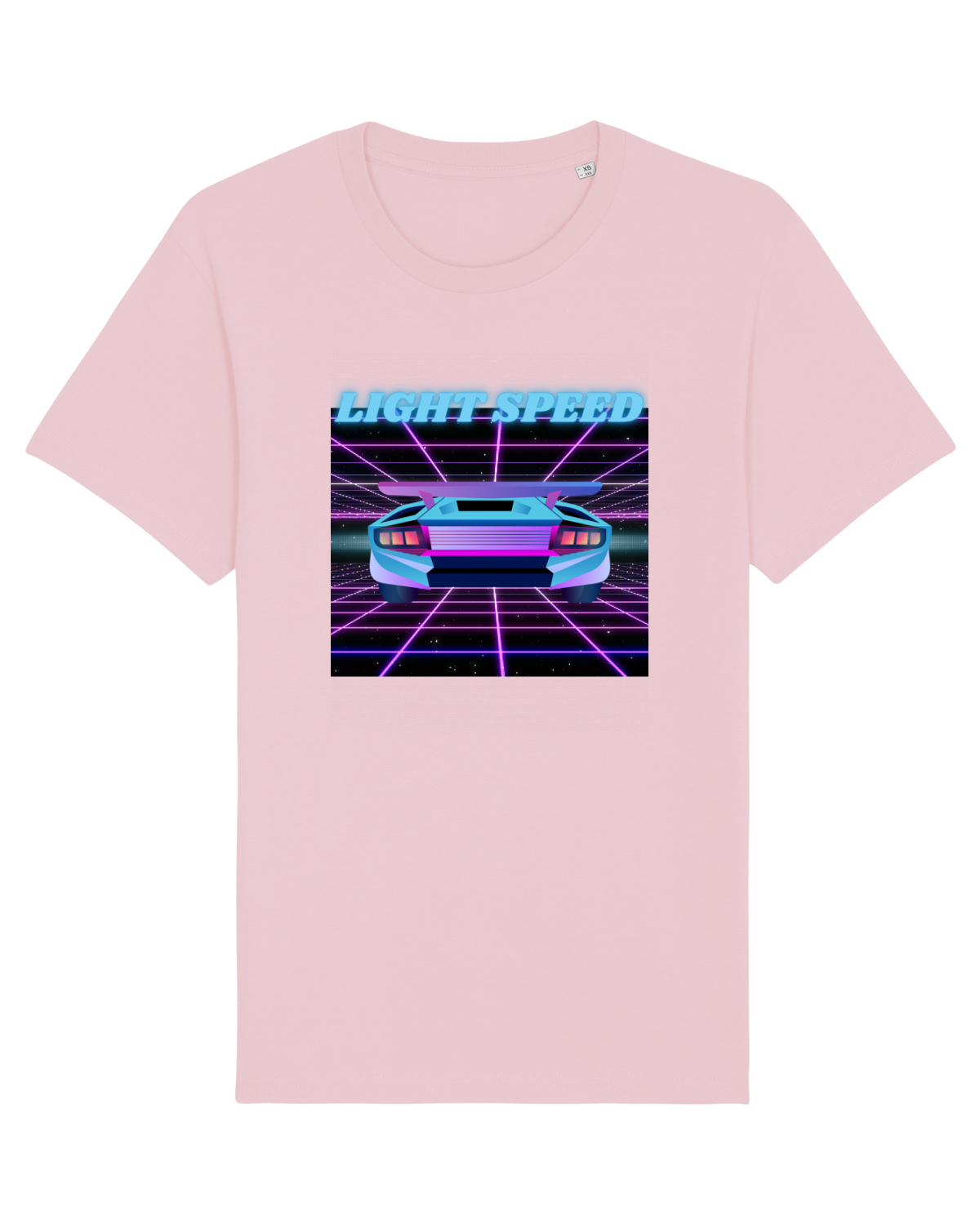 Tricou mânecă scurtă Unisex Rocker Cotton Pink