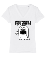 Fantoma Amuzanta Tricou mânecă scurtă guler V Damă Evoker